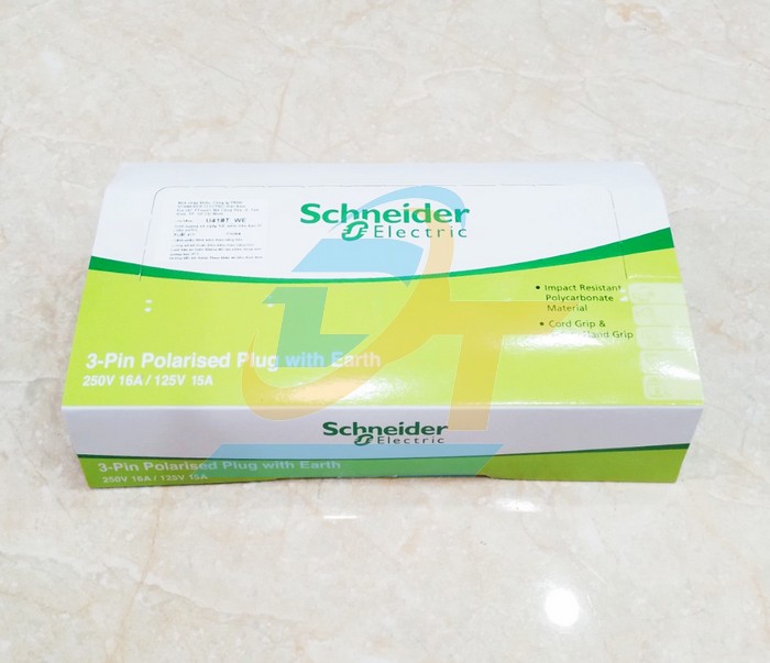 Ph&iacute;ch cắm 3 chấu 16A S-Flexi Schneider U418T_WE  SCHNEIDER | Gi&aacute; rẻ nhất - C&ocirc;ng Ty TNHH Thương Mại Dịch Vụ Đạt T&acirc;m