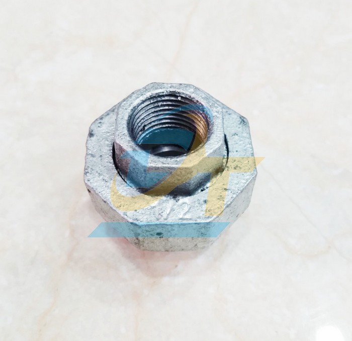 Rắc co hơi ren mạ kẽm DN15 - Phi 21  VietNam | Gi&aacute; rẻ nhất - C&ocirc;ng Ty TNHH Thương Mại Dịch Vụ Đạt T&acirc;m