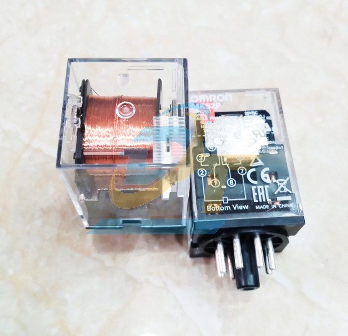 Relay trung gian 8 ch&acirc;n tr&ograve;n Omron MKS2P 220V  Omron | Gi&aacute; rẻ nhất - C&ocirc;ng Ty TNHH Thương Mại Dịch Vụ Đạt T&acirc;m