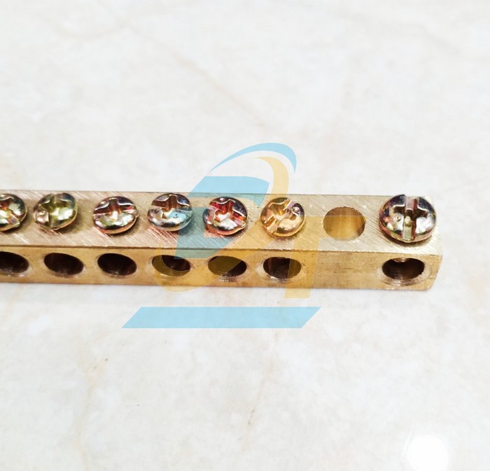 Thanh đồng trung tính nối đất 12P  VietNam | Giá rẻ nhất - Công Ty TNHH Thương Mại Dịch Vụ Đạt Tâm