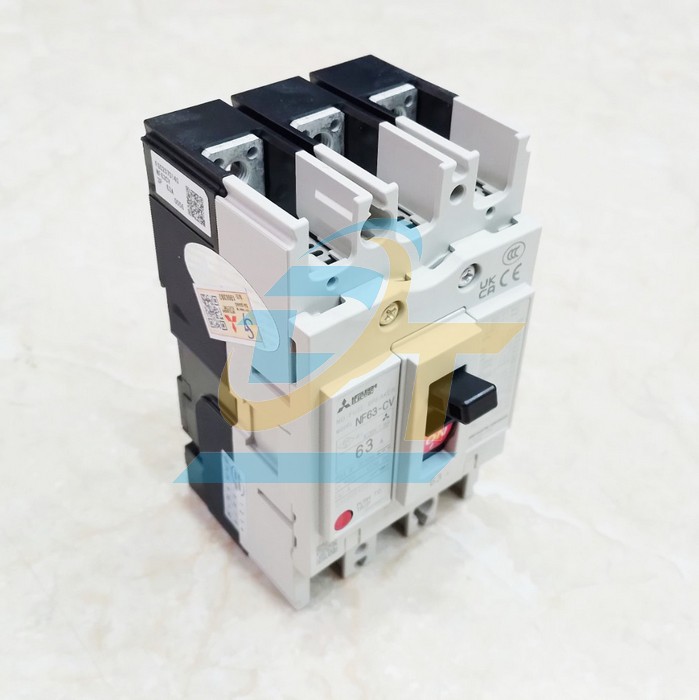 Cầu dao điện MCCB (khối) Mitsubishi NF63-CV 3P 63A 5kA  MITSUBISHI | Gi&aacute; rẻ nhất - C&ocirc;ng Ty TNHH Thương Mại Dịch Vụ Đạt T&acirc;m