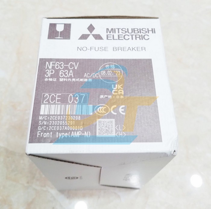Cầu dao điện MCCB (khối) Mitsubishi NF63-CV 3P 63A 5kA  MITSUBISHI | Gi&aacute; rẻ nhất - C&ocirc;ng Ty TNHH Thương Mại Dịch Vụ Đạt T&acirc;m