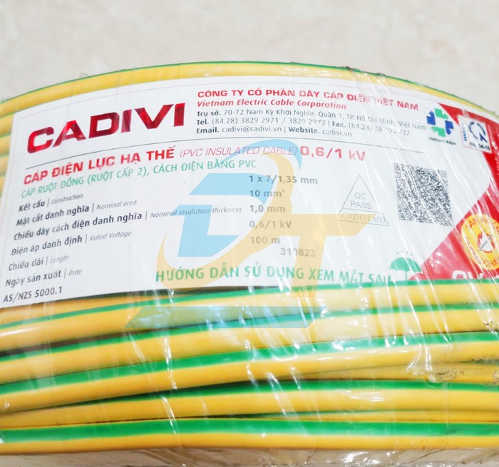 Dây cáp điện Cadivi CV 10 - 0.6/1kV  Cadivi | Giá rẻ nhất - Công Ty TNHH Thương Mại Dịch Vụ Đạt Tâm