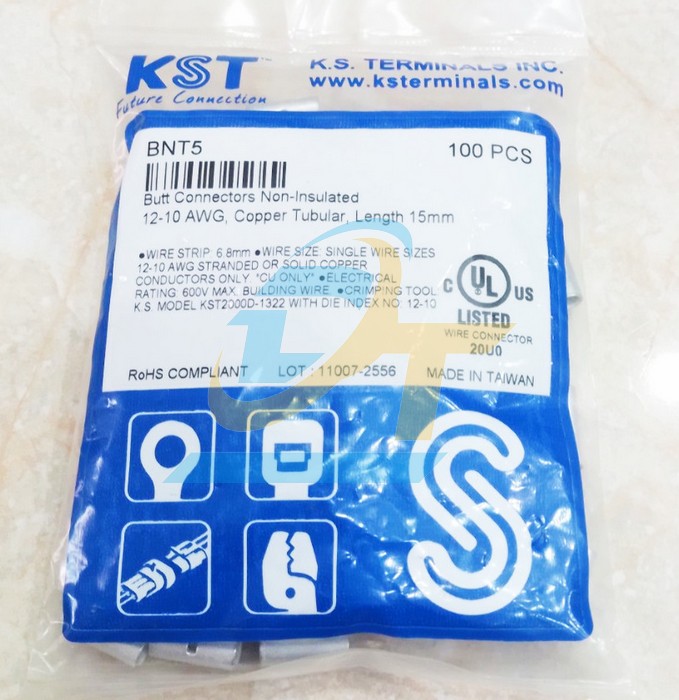 Đầu cos nối thẳng trần BNT5  VietNam | Giá rẻ nhất - Công Ty TNHH Thương Mại Dịch Vụ Đạt Tâm
