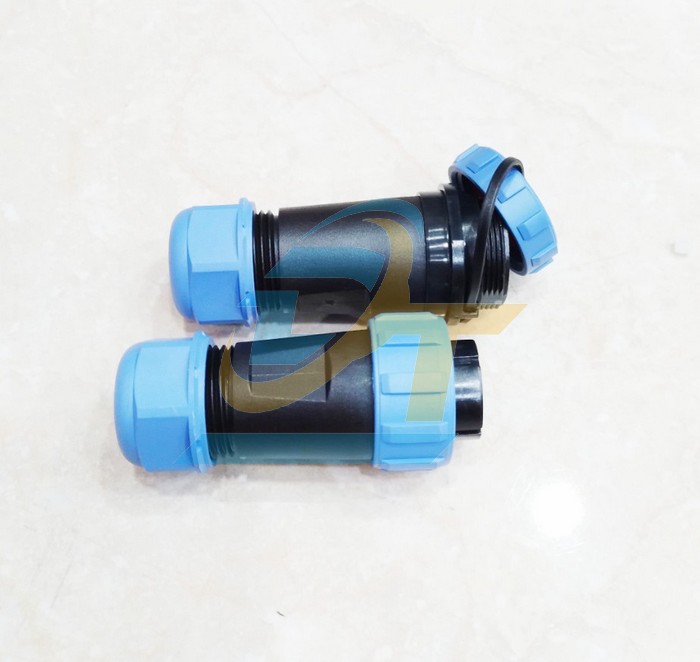 Đầu nối dây chống nước 12 chân thẳng (Đực + Cái) SP21-12P  China | Giá rẻ nhất - Công Ty TNHH Thương Mại Dịch Vụ Đạt Tâm
