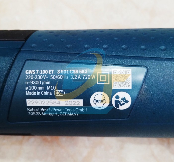 M&aacute;y m&agrave;i g&oacute;c 100mm Bosch GWS 7-100ET  Bosch | Gi&aacute; rẻ nhất - C&ocirc;ng Ty TNHH Thương Mại Dịch Vụ Đạt T&acirc;m