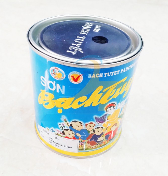 Sơn Alkyd (bóng) Bạch Tuyết 0.8kg - Màu xanh dương 705  BachTuyet | Giá rẻ nhất - Công Ty TNHH Thương Mại Dịch Vụ Đạt Tâm