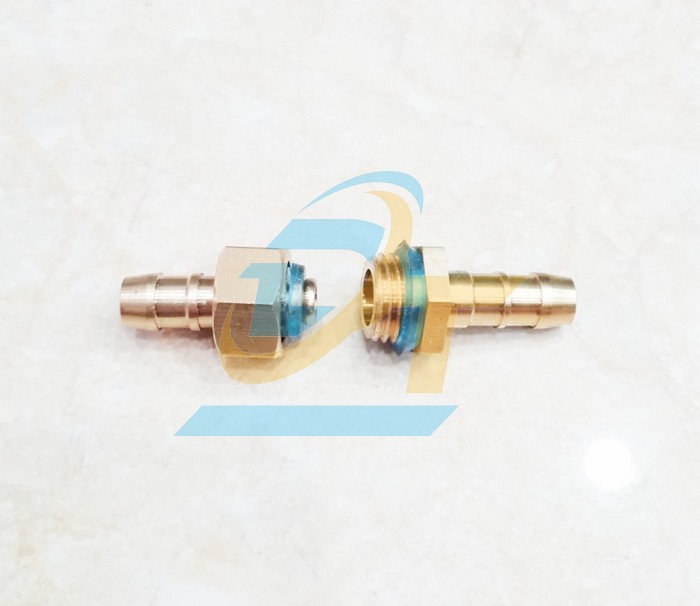 Bộ ép đầu dây máy rửa xe đồng thau đuôi chuột 8.5mm - Ren 13mm (Đầu đực - Cái + Áo ép)  VietNam | Giá rẻ nhất - Công Ty TNHH Thương Mại Dịch Vụ Đạt Tâm