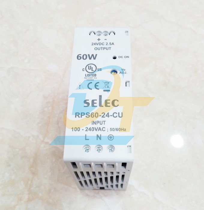 Bộ nguồn 24V 2.5A 60W Selec RPS60-24-CU  SELEC | Giá rẻ nhất - Công Ty TNHH Thương Mại Dịch Vụ Đạt Tâm