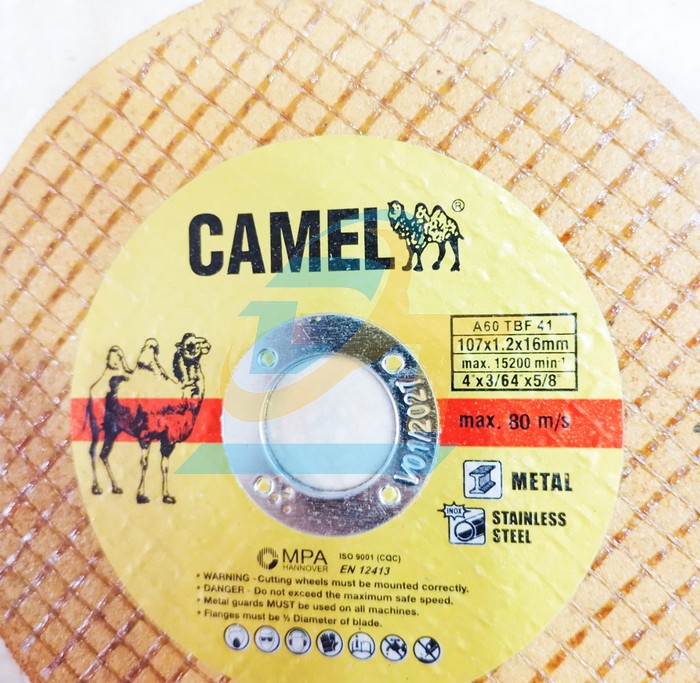 Đá cắt sắt Camel 107x1.2x16  Camel | Giá rẻ nhất - Công Ty TNHH Thương Mại Dịch Vụ Đạt Tâm
