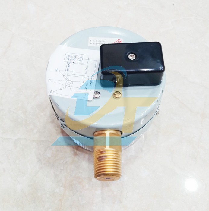 Đồng hồ đo áp suất 3 kim 100mm -76-0cmHg Yamaki (Chân đứng ren 21mm)  YAMAKI | Giá rẻ nhất - Công Ty TNHH Thương Mại Dịch Vụ Đạt Tâm