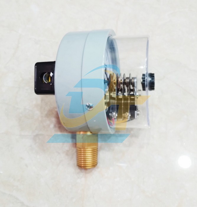 Đồng hồ đo áp suất 3 kim 100mm -76-0cmHg Yamaki (Chân đứng ren 21mm)  YAMAKI | Giá rẻ nhất - Công Ty TNHH Thương Mại Dịch Vụ Đạt Tâm