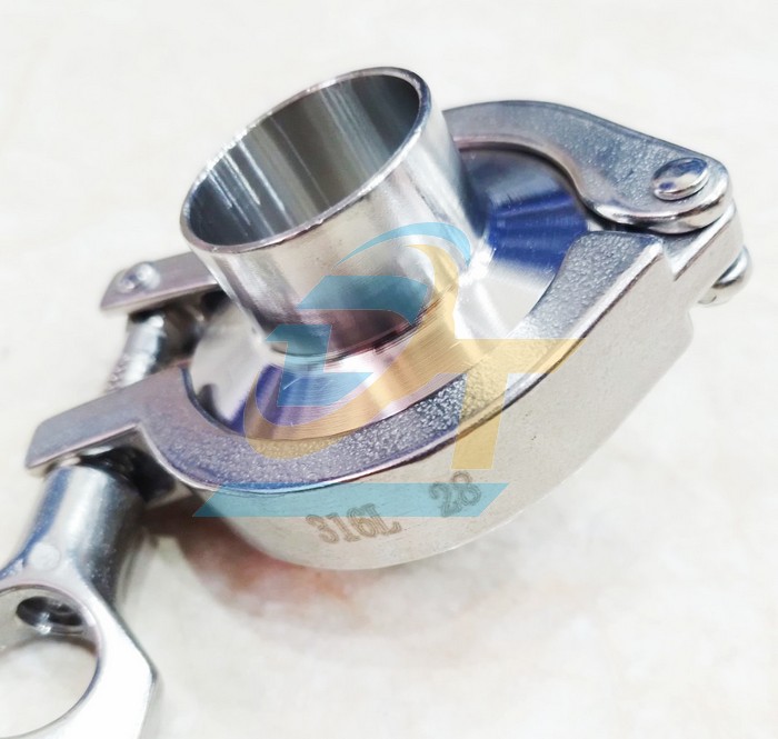 Khớp nối nhanh Clamp vi sinh inox 304 DN20 - Phi 27  VietNam | Giá rẻ nhất - Công Ty TNHH Thương Mại Dịch Vụ Đạt Tâm