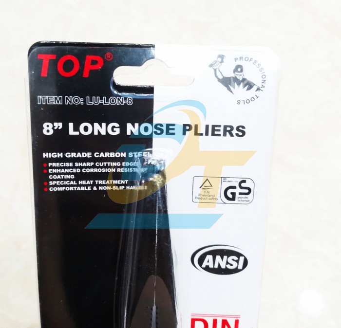 Kìm nhọn cán đỏ đen 8"/200mm TOP LU-LON-8  TOP | Giá rẻ nhất - Công Ty TNHH Thương Mại Dịch Vụ Đạt Tâm