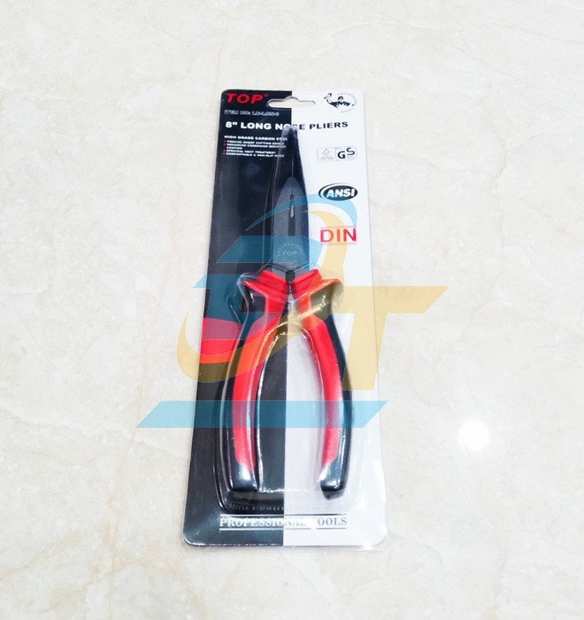 Kìm nhọn cán đỏ đen 8"/200mm TOP LU-LON-8  TOP | Giá rẻ nhất - Công Ty TNHH Thương Mại Dịch Vụ Đạt Tâm