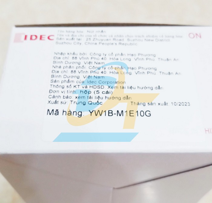 N&uacute;t nhấn nhả kh&ocirc;ng đ&egrave;n 24V phi 22 m&agrave;u xanh l&aacute; Idec YW1B-M1E10G (1NO)  IDEC | Gi&aacute; rẻ nhất - C&ocirc;ng Ty TNHH Thương Mại Dịch Vụ Đạt T&acirc;m