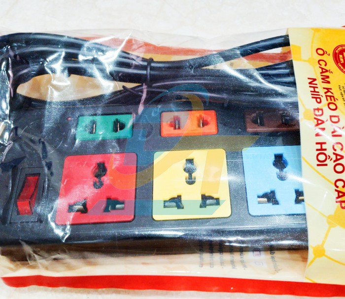 Ổ cắm điện đa năng 6 chấu LiOA 3D3S32 - d&acirc;y d&agrave;i 3m  LiOA | Gi&aacute; rẻ nhất - C&ocirc;ng Ty TNHH Thương Mại Dịch Vụ Đạt T&acirc;m