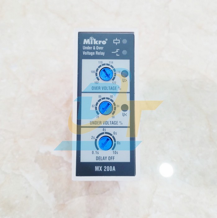 Relay bảo vệ điện áp 11 chân 380V Mikro MX200A  Mikro | Giá rẻ nhất - Công Ty TNHH Thương Mại Dịch Vụ Đạt Tâm