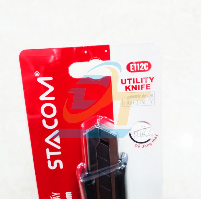 Dao rọc giấy công nhiệp 18mm Stacom E112C  STACOM | Giá rẻ nhất - Công Ty TNHH Thương Mại Dịch Vụ Đạt Tâm