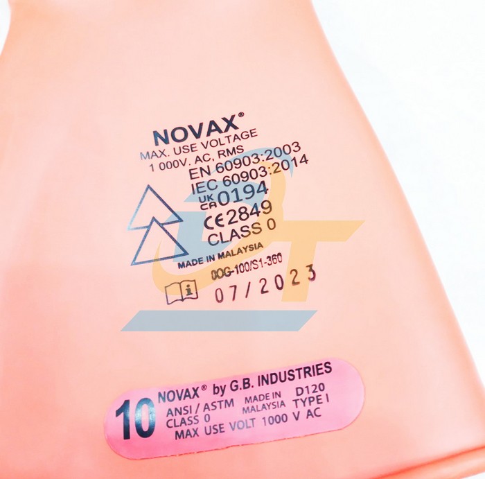 Găng tay cách điện hạ thế 1000V Novax Class 0  NOVAX | Giá rẻ nhất - Công Ty TNHH Thương Mại Dịch Vụ Đạt Tâm