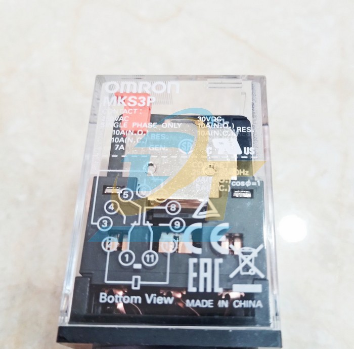 Relay trung gian 220V Omron MKS3P  Omron | Giá rẻ nhất - Công Ty TNHH Thương Mại Dịch Vụ Đạt Tâm