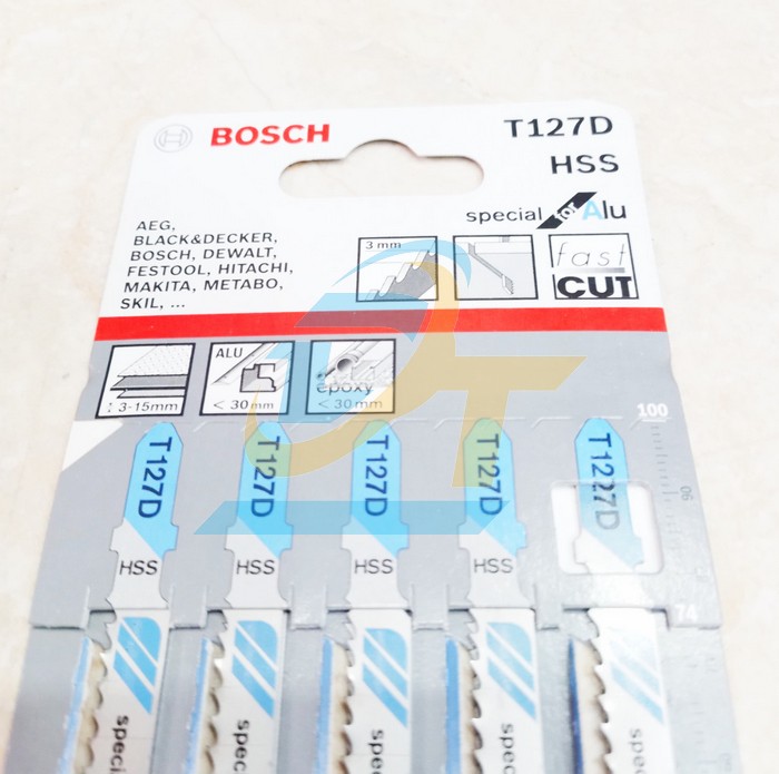 Vỉ 5 lưỡi cưa lọng (nhôm) T127D Bosch 2608631017  Bosch | Giá rẻ nhất - Công Ty TNHH Thương Mại Dịch Vụ Đạt Tâm