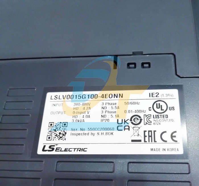 Biến tần 3P 1.5kW 380V LS LSLV0015G100-4EONN  LS | Giá rẻ nhất - Công Ty TNHH Thương Mại Dịch Vụ Đạt Tâm