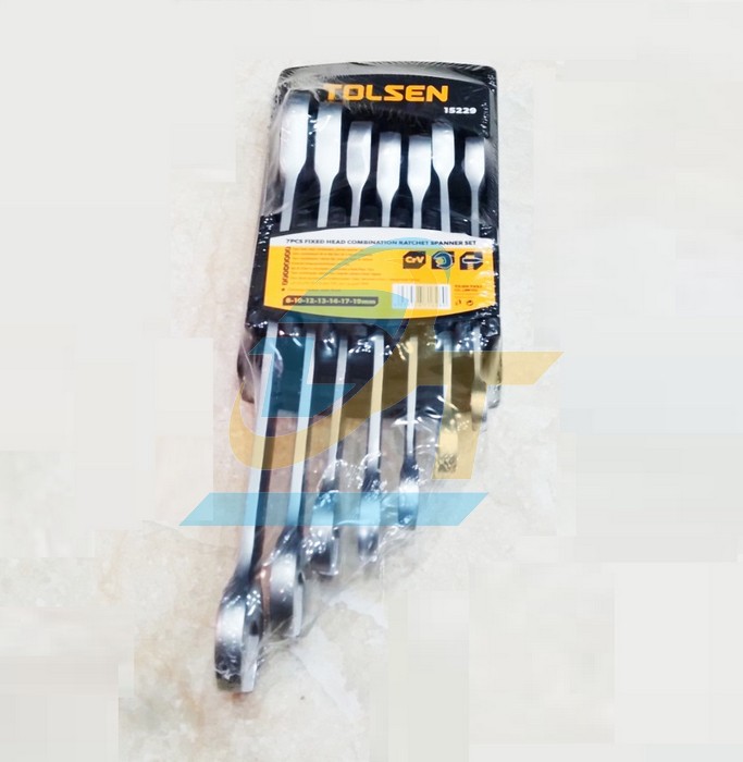 Bộ v&ograve;ng miệng tự động 7 chi tiết 8-19mm Tolsen 15229  Tolsen | Gi&aacute; rẻ nhất - C&ocirc;ng Ty TNHH Thương Mại Dịch Vụ Đạt T&acirc;m
