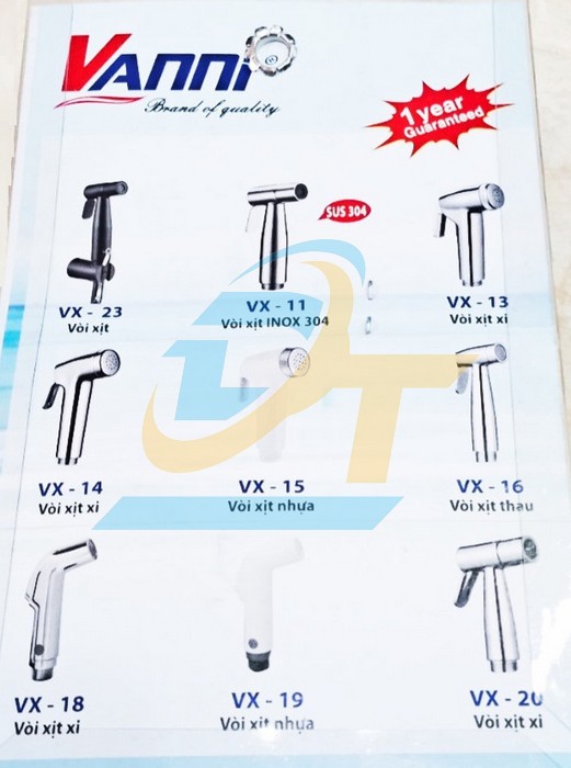 Đầu xịt vệ sinh nhựa cò âm  Vanni | Giá rẻ nhất - Công Ty TNHH Thương Mại Dịch Vụ Đạt Tâm