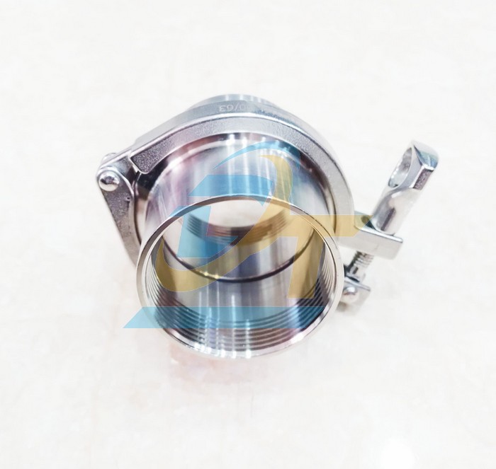 Khớp nối nhanh Clamp vi sinh inox 304 ren trong DN50 - Phi 60  VietNam | Giá rẻ nhất - Công Ty TNHH Thương Mại Dịch Vụ Đạt Tâm