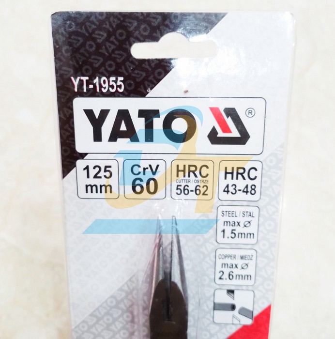 K&igrave;m mỏ nhọn 5"/125mm Yato YT-1955  YaTo | Gi&aacute; rẻ nhất - C&ocirc;ng Ty TNHH Thương Mại Dịch Vụ Đạt T&acirc;m