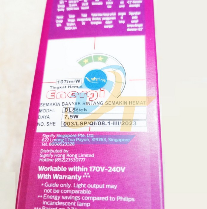 Bóng Led Philips DLStick 7.5W E27 6500K 1PF/12 APR  Philips | Giá rẻ nhất - Công Ty TNHH Thương Mại Dịch Vụ Đạt Tâm
