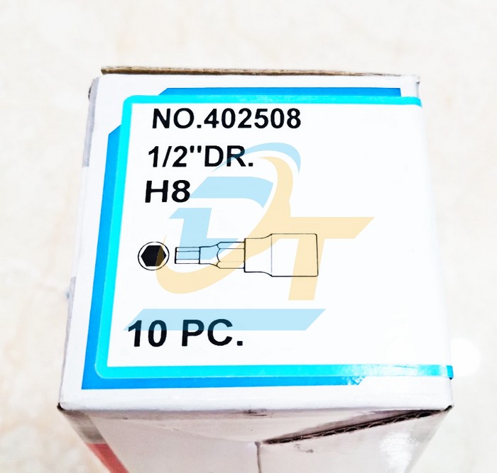 Đầu tuýp 1/2" bít lục giác 8mm Kingtony 402508  KingTony | Giá rẻ nhất - Công Ty TNHH Thương Mại Dịch Vụ Đạt Tâm