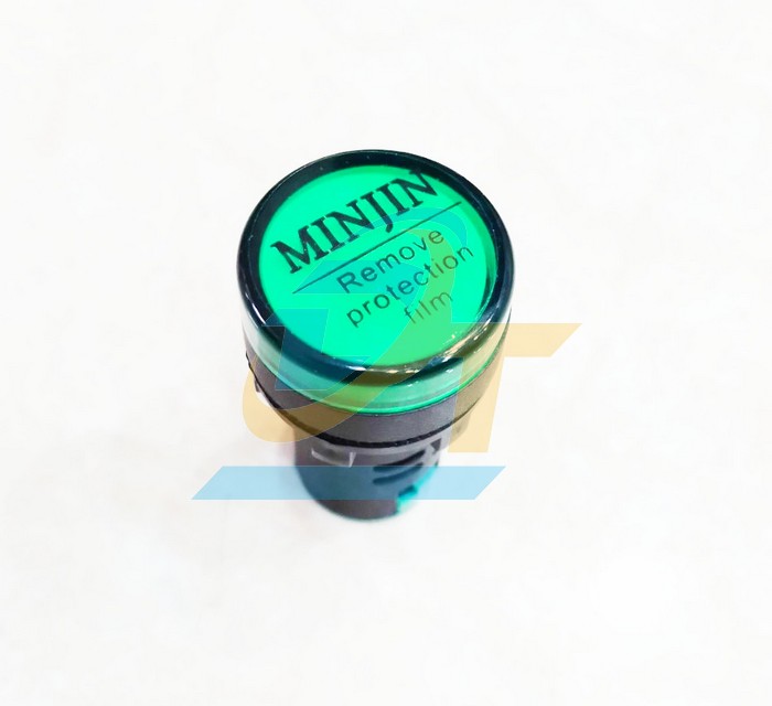 Đ&egrave;n b&aacute;o pha 220V phi 22 m&agrave;u xanh l&aacute; Minjin MJ16-22DS MJ16-22DS MINJIN | Gi&aacute; rẻ nhất - C&ocirc;ng Ty TNHH Thương Mại Dịch Vụ Đạt T&acirc;m