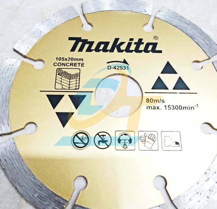 Lưỡi cắt kim cương 105x20mm Makita D-42531 D-42531 Makita | Giá rẻ nhất - Công Ty TNHH Thương Mại Dịch Vụ Đạt Tâm