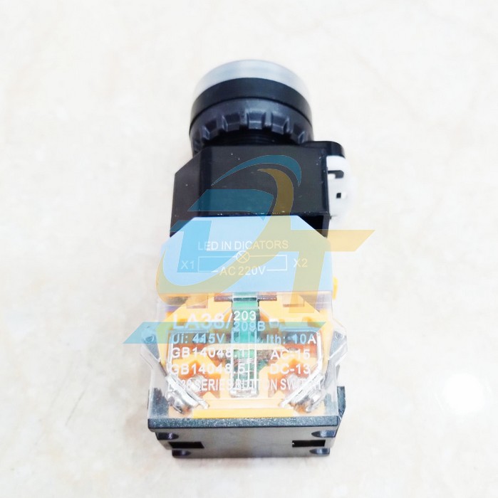 Nút nhấn nhả 220V phi 22 có đèn màu xanh đỏ LA38  China | Giá rẻ nhất - Công Ty TNHH Thương Mại Dịch Vụ Đạt Tâm