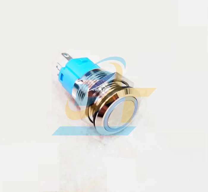 Nút nhấn nhả có đèn vỏ inox 16mm 24V 5 chân  China | Giá rẻ nhất - Công Ty TNHH Thương Mại Dịch Vụ Đạt Tâm