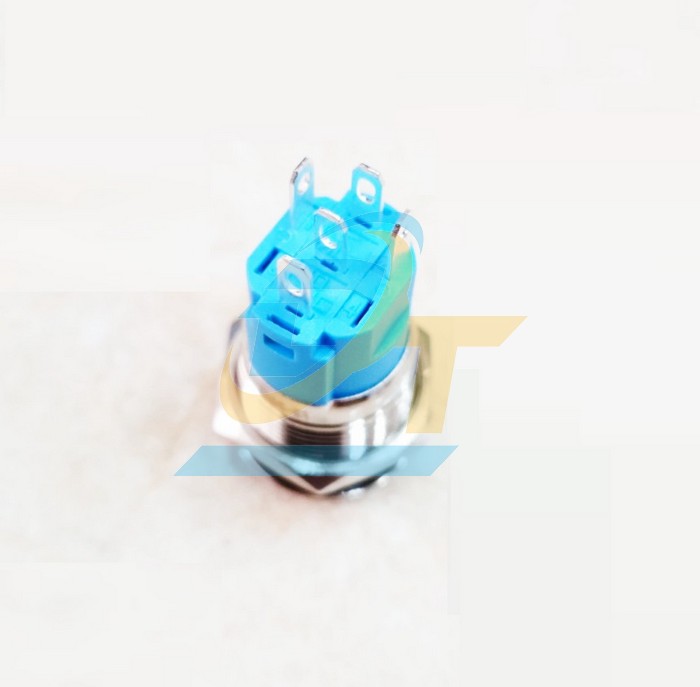 Nút nhấn nhả có đèn vỏ inox 16mm 24V 5 chân  China | Giá rẻ nhất - Công Ty TNHH Thương Mại Dịch Vụ Đạt Tâm