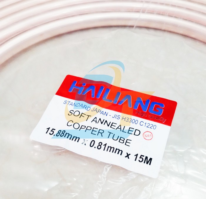 Ống đồng máy lạnh Hailiang 15.88x0.81mm - Cuộn 15m  HAILIANG | Giá rẻ nhất - Công Ty TNHH Thương Mại Dịch Vụ Đạt Tâm