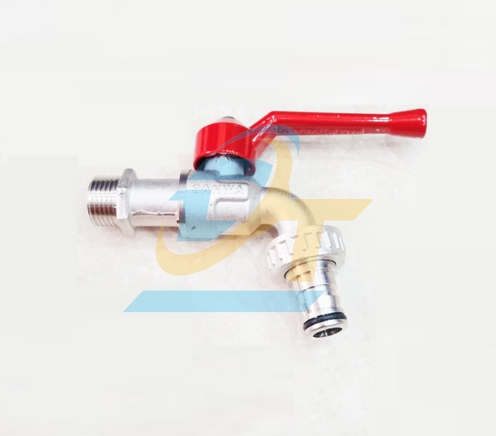 V&ograve;i hồ tay gạt đầu d&agrave;i đồng mạ Crome Sanwa 1/2" CKT15  Sanwa | Gi&aacute; rẻ nhất - C&ocirc;ng Ty TNHH Thương Mại Dịch Vụ Đạt T&acirc;m