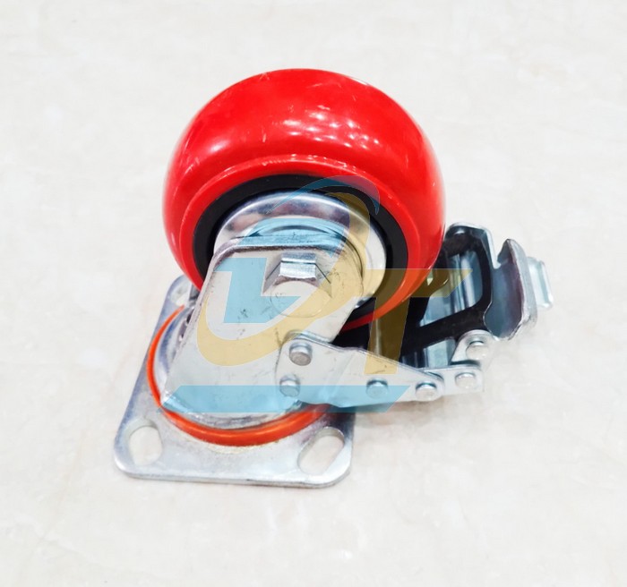Bánh xe PU thép ốp kim loại có khóa phi 100 càng xoay  VietNam | Giá rẻ nhất - Công Ty TNHH Thương Mại Dịch Vụ Đạt Tâm