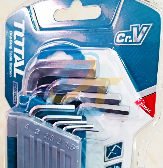 Bộ lục giác hệ mét 9 cây 1.5-10mm Total THT106191  Total | Giá rẻ nhất - Công Ty TNHH Thương Mại Dịch Vụ Đạt Tâm
