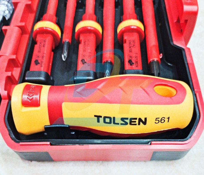 Bộ v&iacute;t c&aacute;ch điện 1000V 13 chi tiết Tolsen 38016  Tolsen | Gi&aacute; rẻ nhất - C&ocirc;ng Ty TNHH Thương Mại Dịch Vụ Đạt T&acirc;m