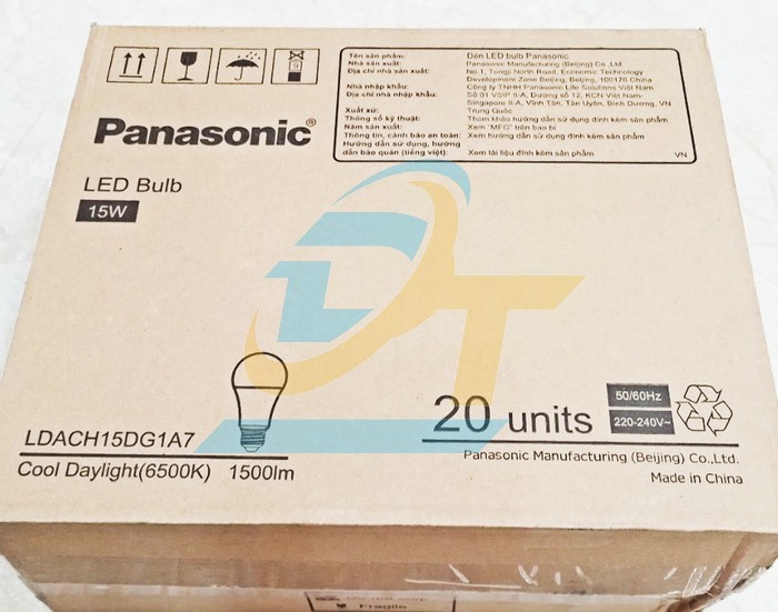 Bóng đèn Led Bulb 15W 6500K Panasonic LDACH15DG1A7 LDACH15DG1A7 Panasonic | Giá rẻ nhất - Công Ty TNHH Thương Mại Dịch Vụ Đạt Tâm