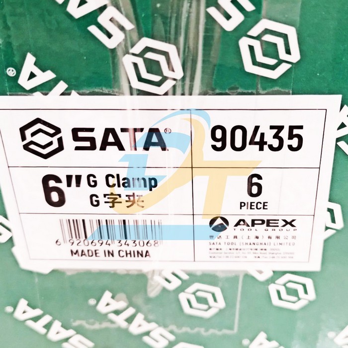 Cảo chữ G 6"/150mm Sata 90435  SATA | Gi&aacute; rẻ nhất - C&ocirc;ng Ty TNHH Thương Mại Dịch Vụ Đạt T&acirc;m