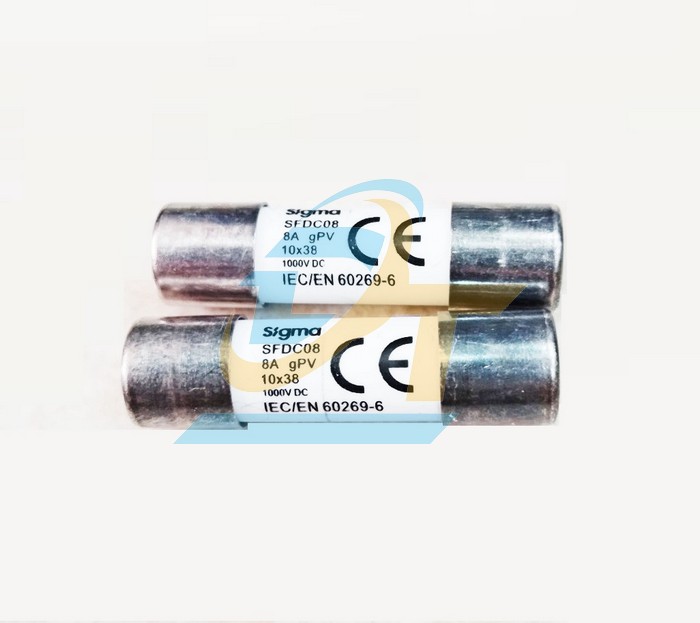 Cầu ch&igrave; ống 8A 10x38mm Sigma SFDC08 SFDC08 SIGMA | Gi&aacute; rẻ nhất - C&ocirc;ng Ty TNHH Thương Mại Dịch Vụ Đạt T&acirc;m
