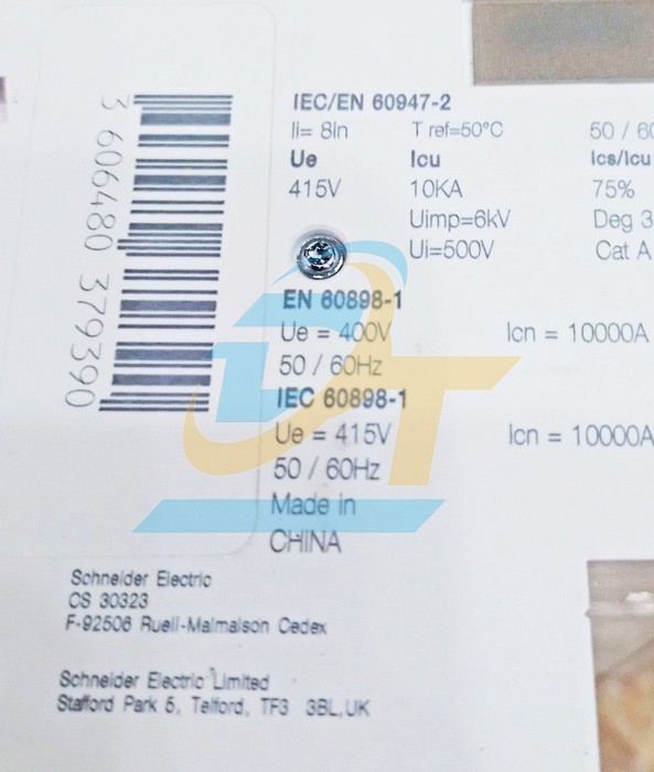 Cầu dao tự động MCB Acti9 3P 80A 10kA Schneider A9N18365  SCHNEIDER | Giá rẻ nhất - Công Ty TNHH Thương Mại Dịch Vụ Đạt Tâm