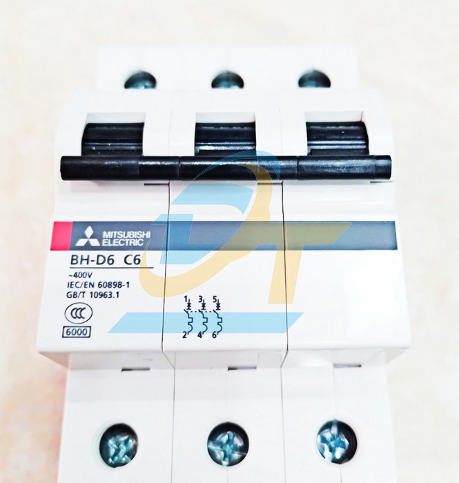 Cầu dao tự động MCB Mitsubishi BH-D6 (Type C N) 3P 6A 6kA  MITSUBISHI | Giá rẻ nhất - Công Ty TNHH Thương Mại Dịch Vụ Đạt Tâm