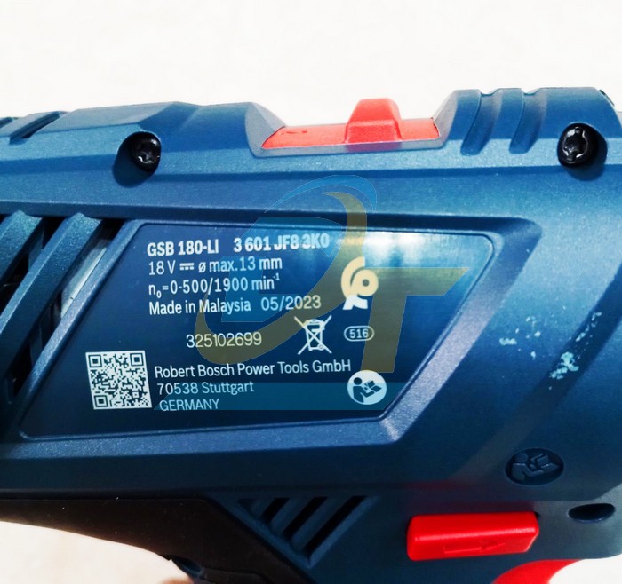 Máy khoan động lực dùng pin 18V Bosch GSB 180-LI (Kèm 2 Pin 2.0Ah + 1 Sạc) GSB 180-LI Bosch | Giá rẻ nhất - Công Ty TNHH Thương Mại Dịch Vụ Đạt Tâm