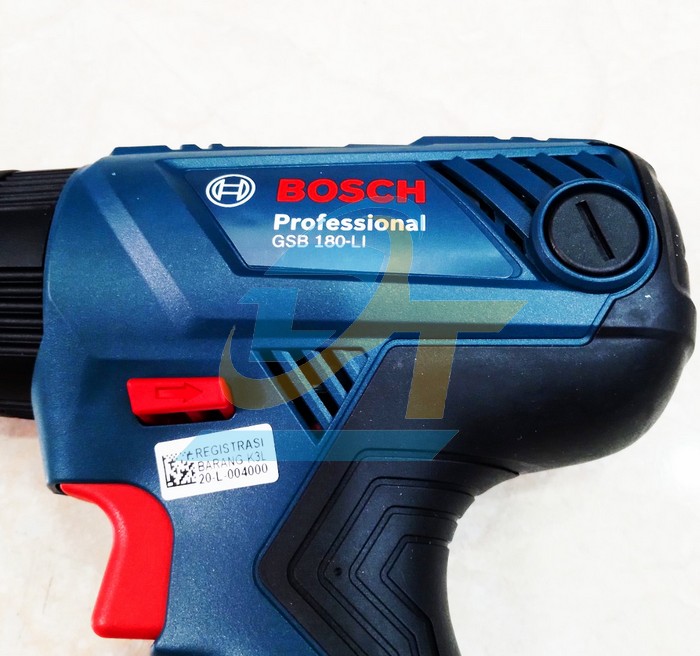 Máy khoan động lực dùng pin 18V Bosch GSB 180-LI (Kèm 2 Pin 2.0Ah + 1 Sạc) GSB 180-LI Bosch | Giá rẻ nhất - Công Ty TNHH Thương Mại Dịch Vụ Đạt Tâm